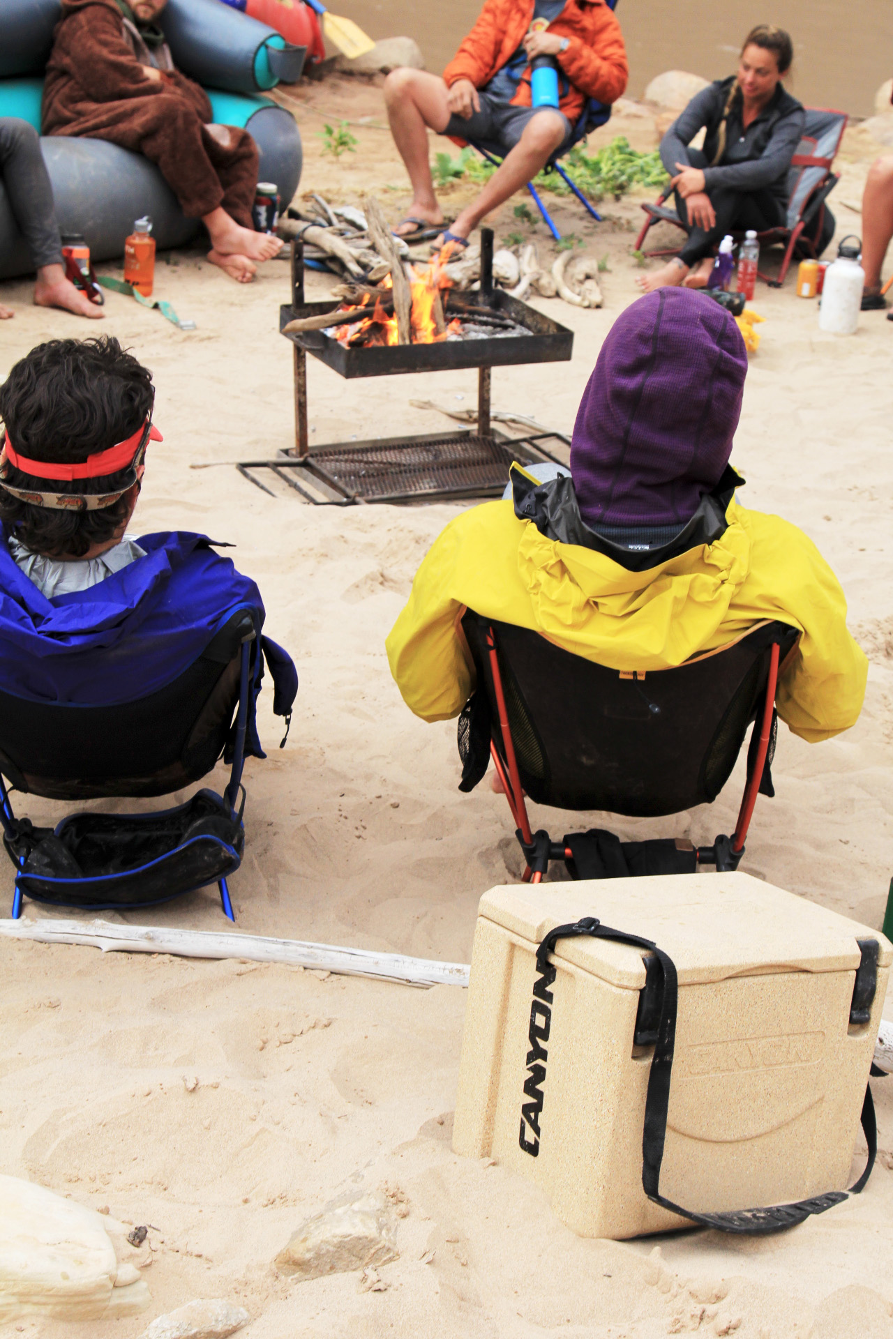 Canyon Cooler rental sits on beach